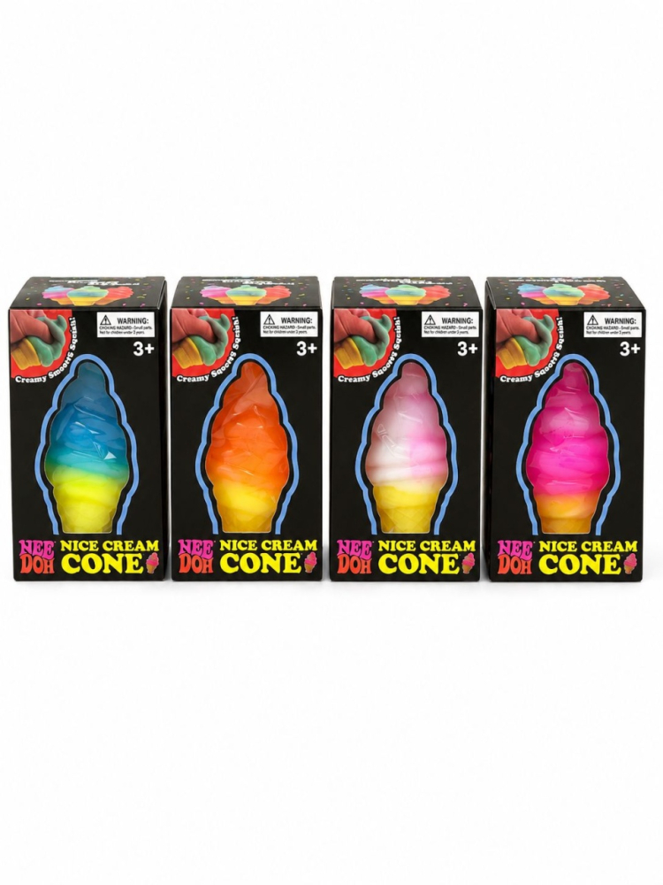 Jucarie antistres Squishy Ice Cream Cone 8cm, model inghetata colorata, culoare aleatorie [2]