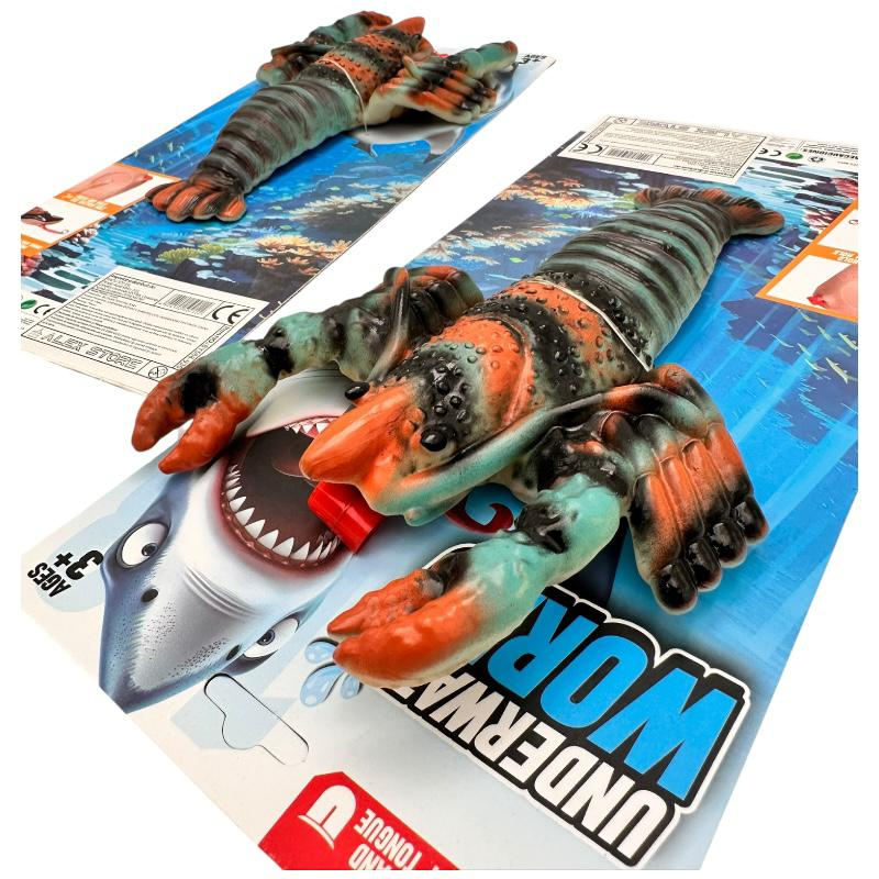 Jucarie Homar Realist 21 cm – Figurina Acvatica pentru Copii 3+, Colectie Subacvatica Educativa,  [2]