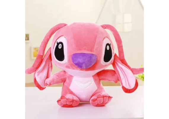 Jucărie Plus Animaluț Adorabil Roz Gigant – 40×35 cm, Ideal pentru Îmbrățișări  [1]