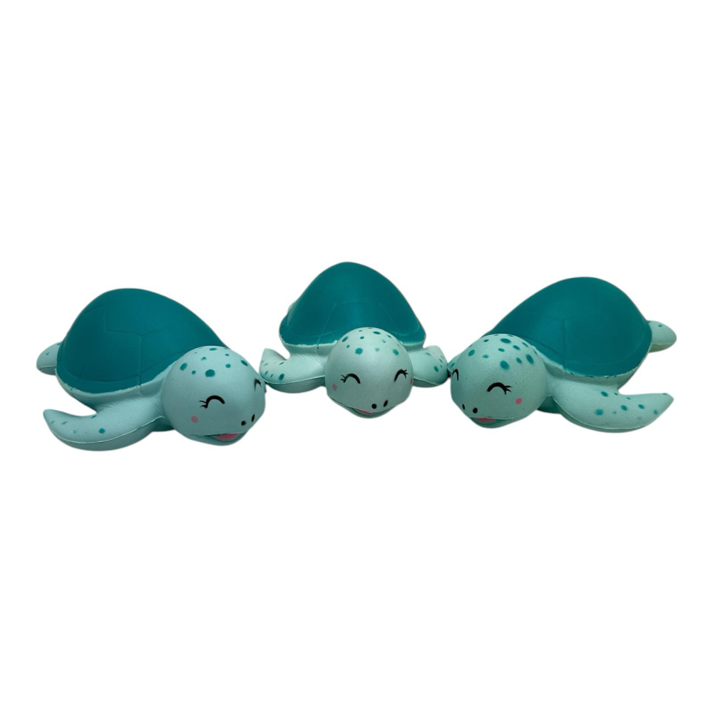 Jucarie Squishy Antistres – Broscuta Testoasa Vesela, Moale si Colorata, pentru Relaxare si Joaca Creativa,  [3]
