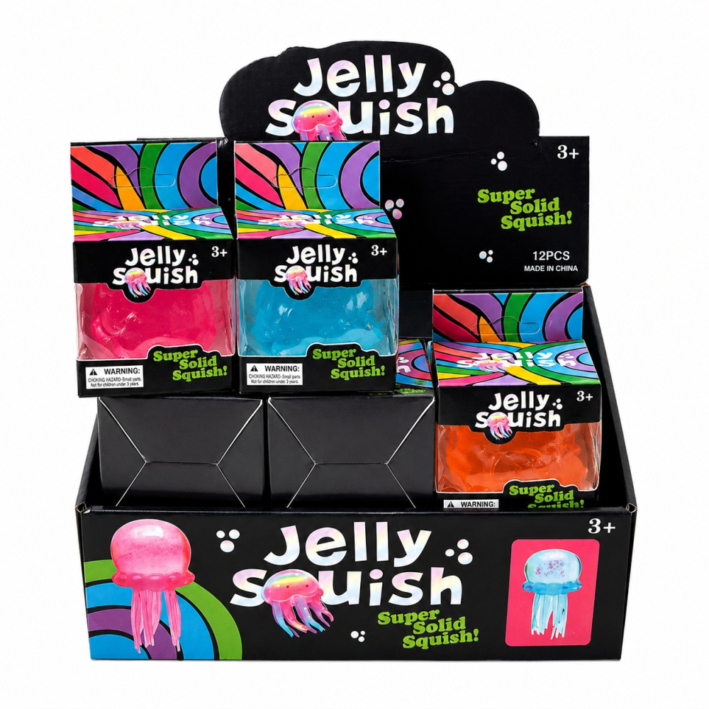 Jucarie Squishy Meduza Antistres 9 cm, Slow Rising, Culoare Aleatorie [2]