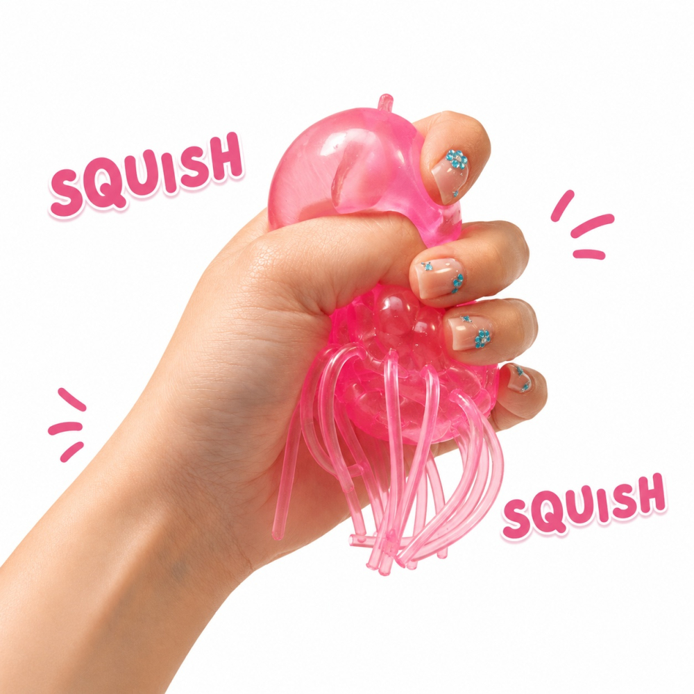Jucarie Squishy Meduza Antistres 9 cm, Slow Rising, Culoare Aleatorie [4]
