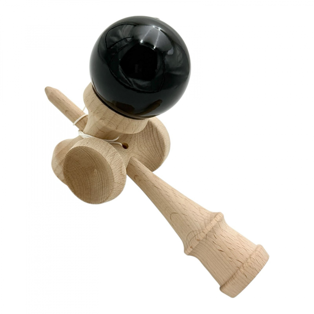 Kendama clasica din lemn cu bila lucioasa grip pro, ideala trick-uri [2]