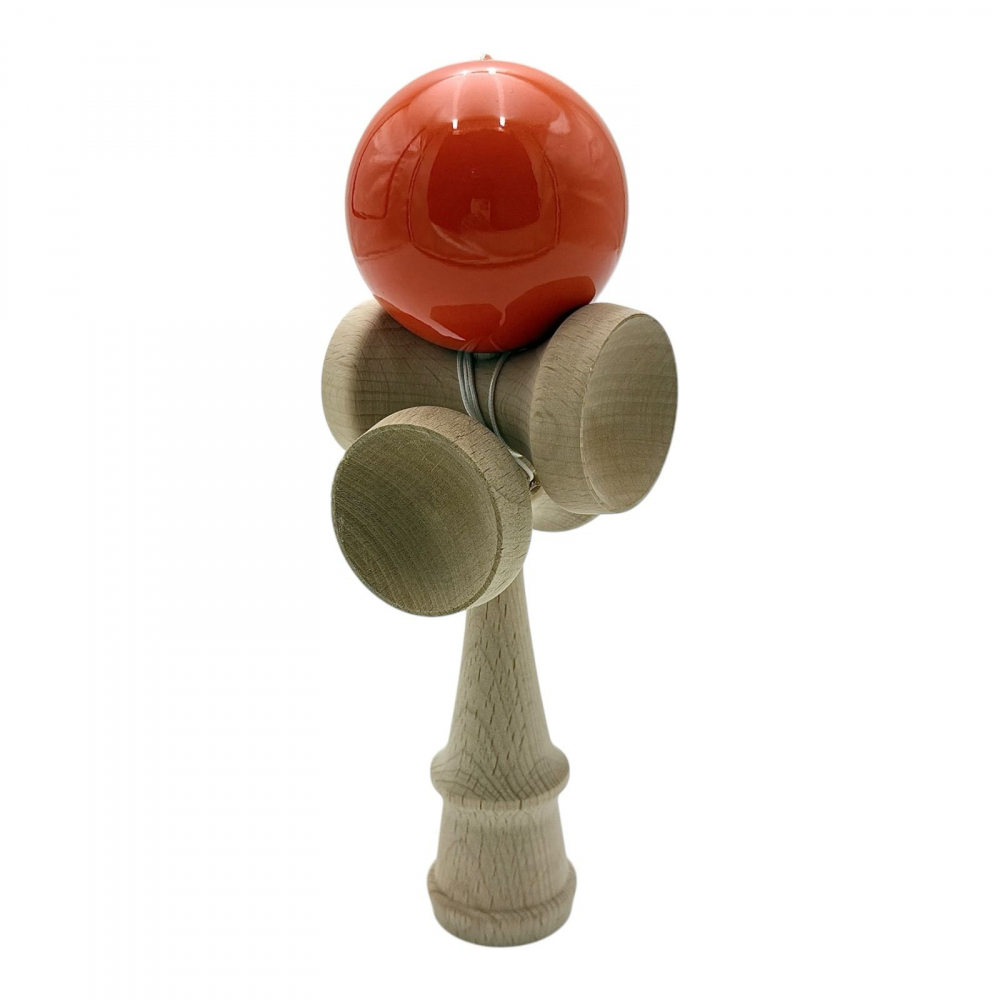 Kendama clasica din lemn cu bila lucioasa grip pro, ideala trick-uri [1]