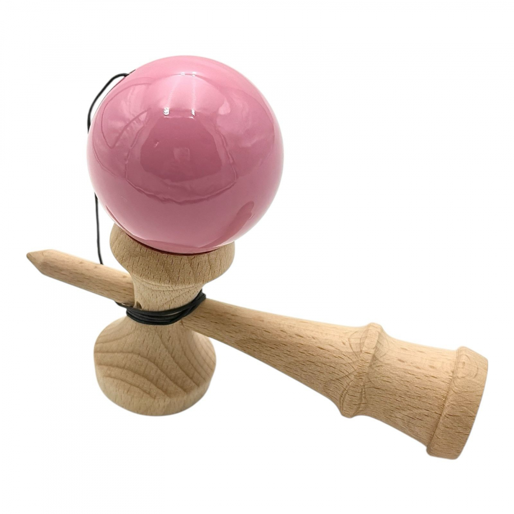 Kendama cu bila colorata soft grip / lucioasa, din lemn echilibrat PRO-SOFT-X [2]