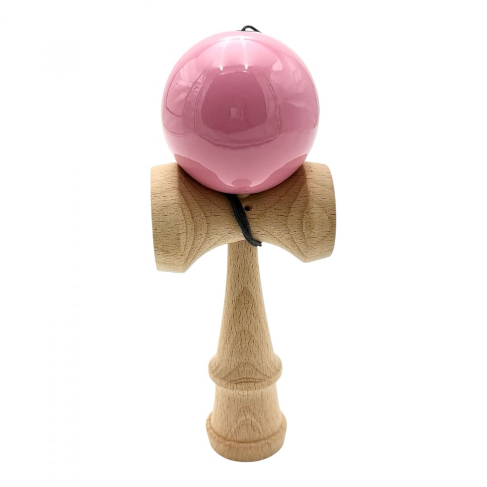 Kendama cu bila colorata soft grip / lucioasa, din lemn echilibrat PRO-SOFT-X [1]