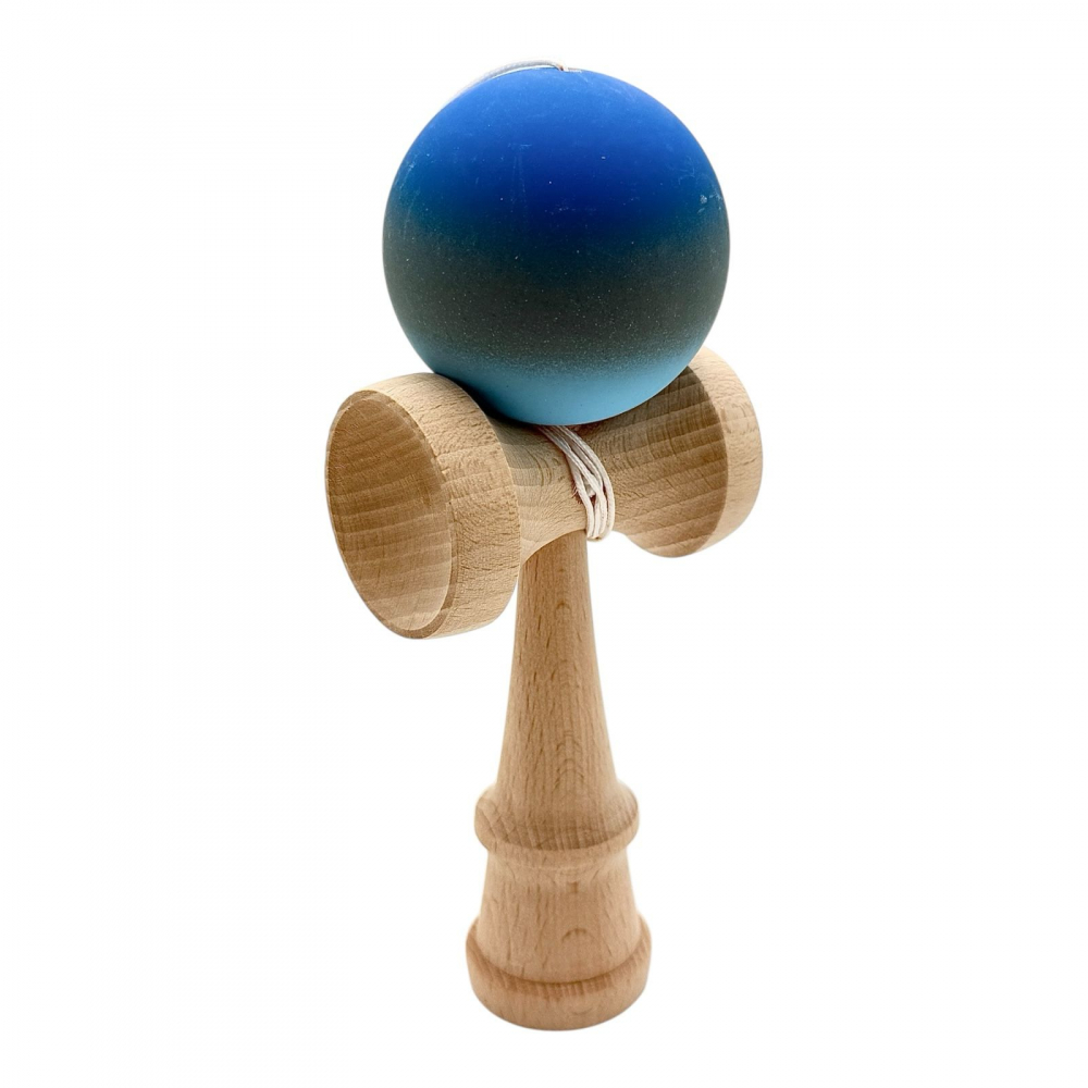 Kendama cu bila colorata soft grip / lucioasa, din lemn echilibrat PRO-SOFT-X [1]