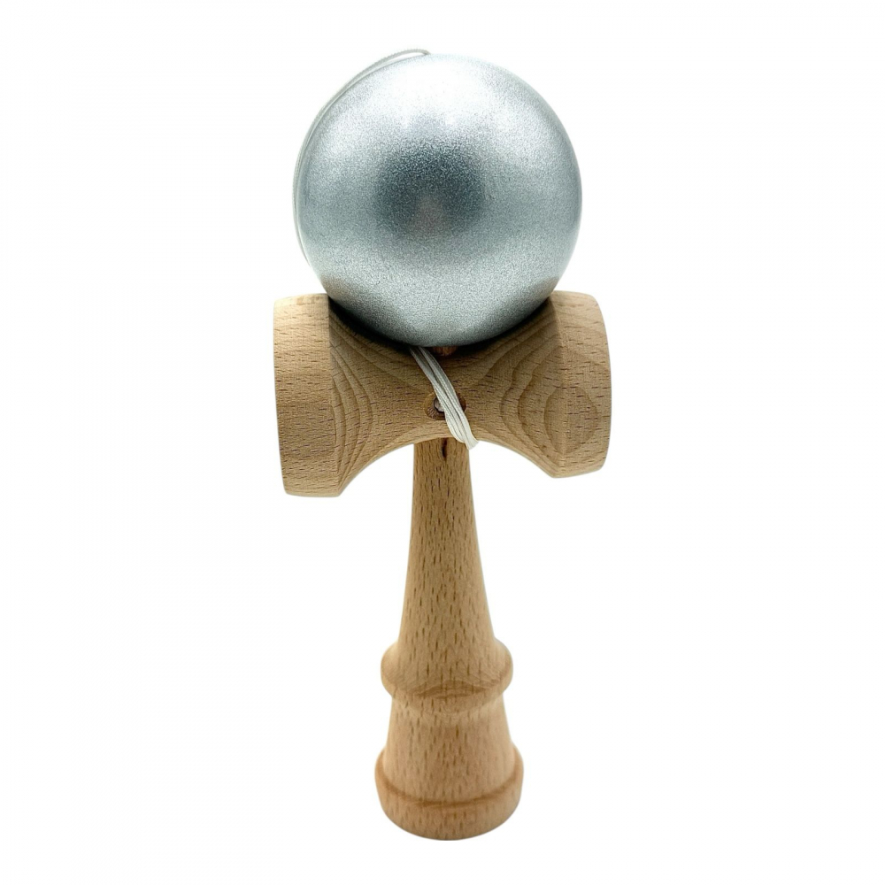 Kendama cu bila colorata soft grip / lucioasa, din lemn echilibrat PRO-SOFT-X [3]