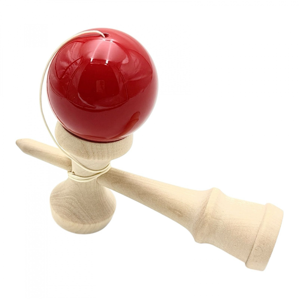 Kendama cu bila colorata soft grip / lucioasa, din lemn echilibrat PRO-SOFT-X [2]