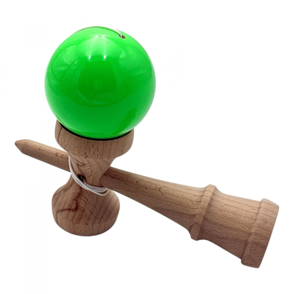 Kendama cu bila colorata soft grip / lucioasa, din lemn echilibrat PRO-SOFT-X [2]