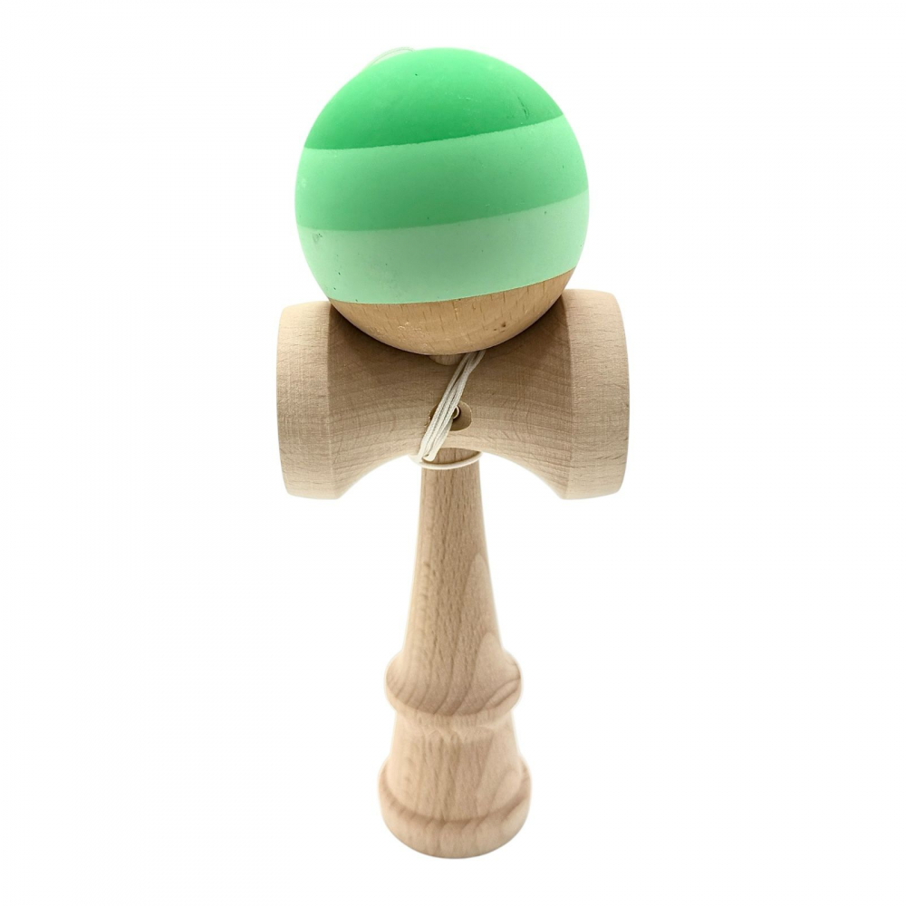 Kendama cu bila colorata soft grip / lucioasa, din lemn echilibrat PRO-SOFT-X [3]