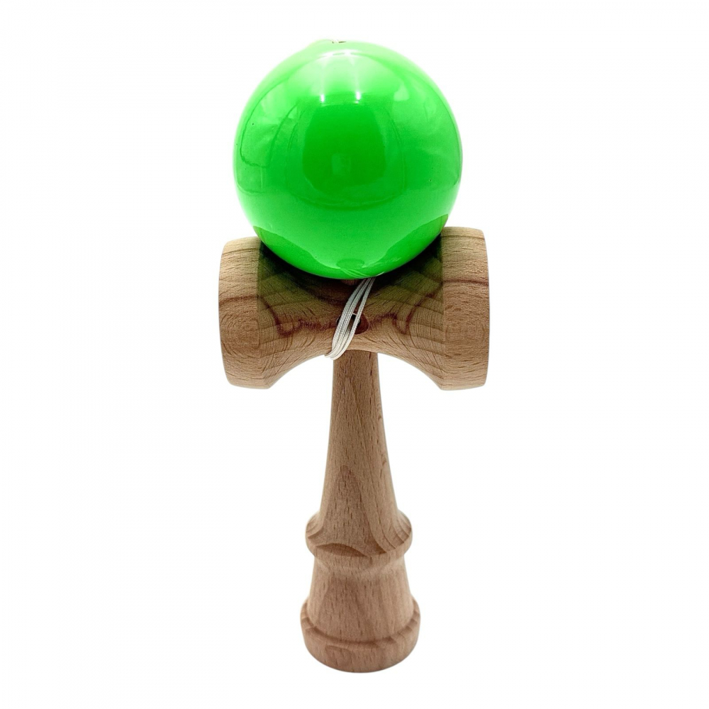 Kendama cu bila colorata soft grip / lucioasa, din lemn echilibrat PRO-SOFT-X [3]