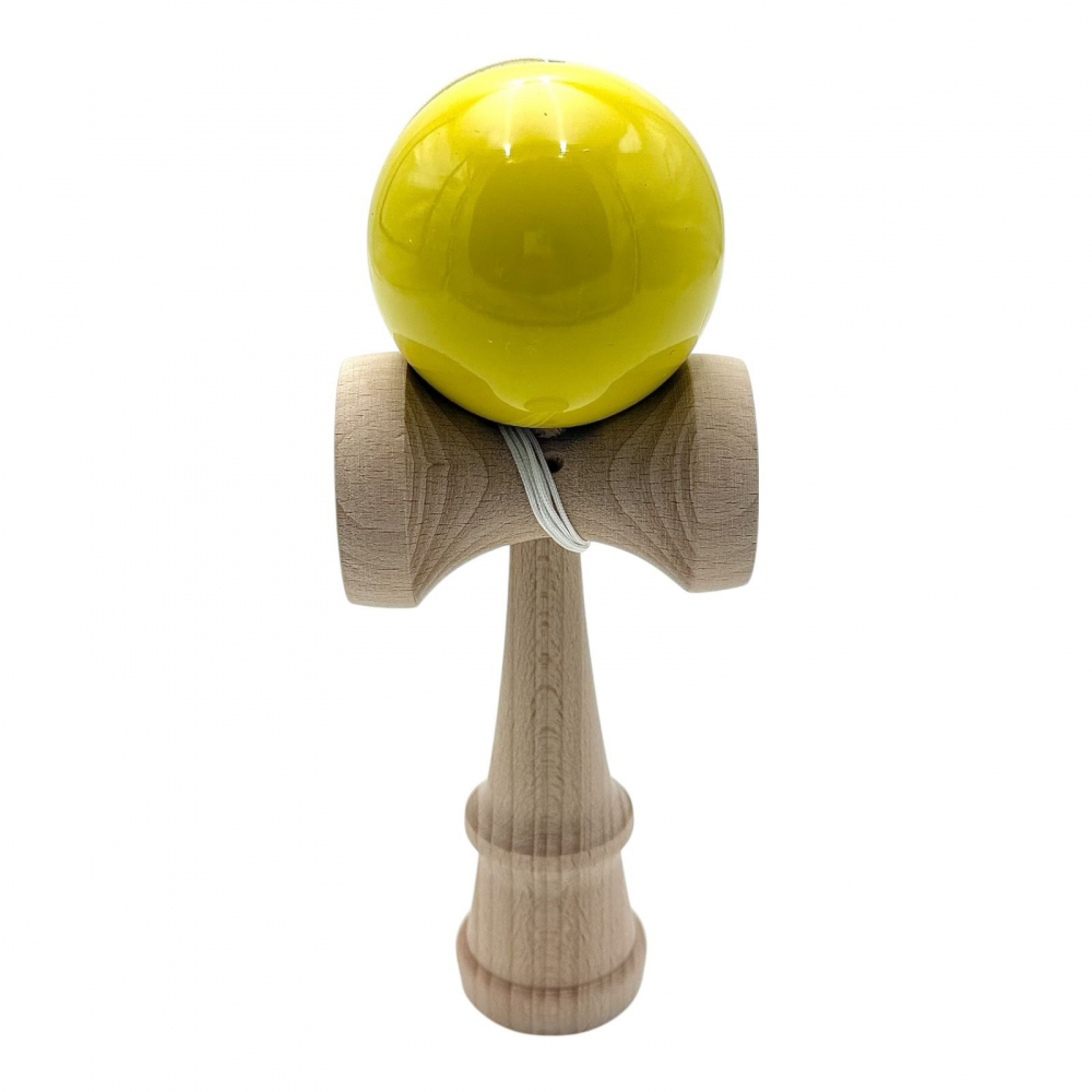 Kendama cu bila colorata soft grip / lucioasa, din lemn echilibrat PRO-SOFT-X [3]