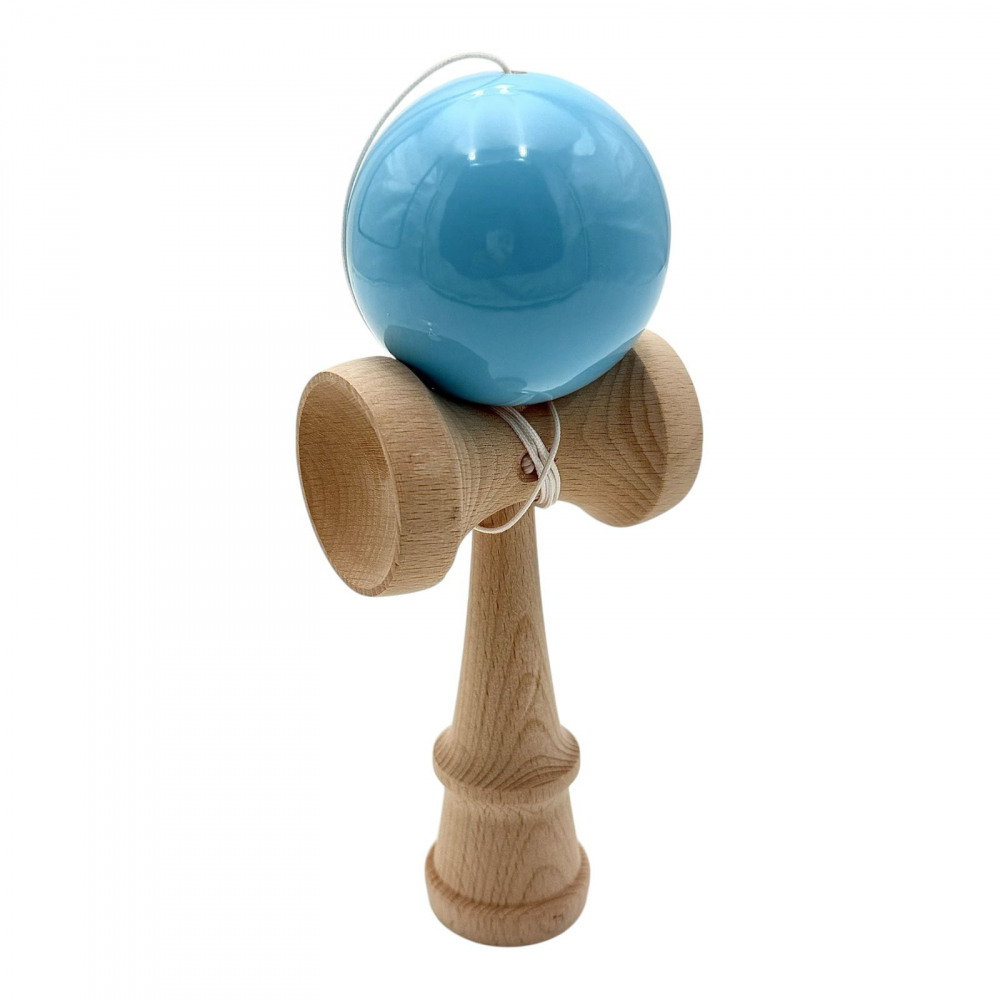 Kendama cu bila colorata soft grip / lucioasa, din lemn echilibrat PRO-SOFT-X [1]