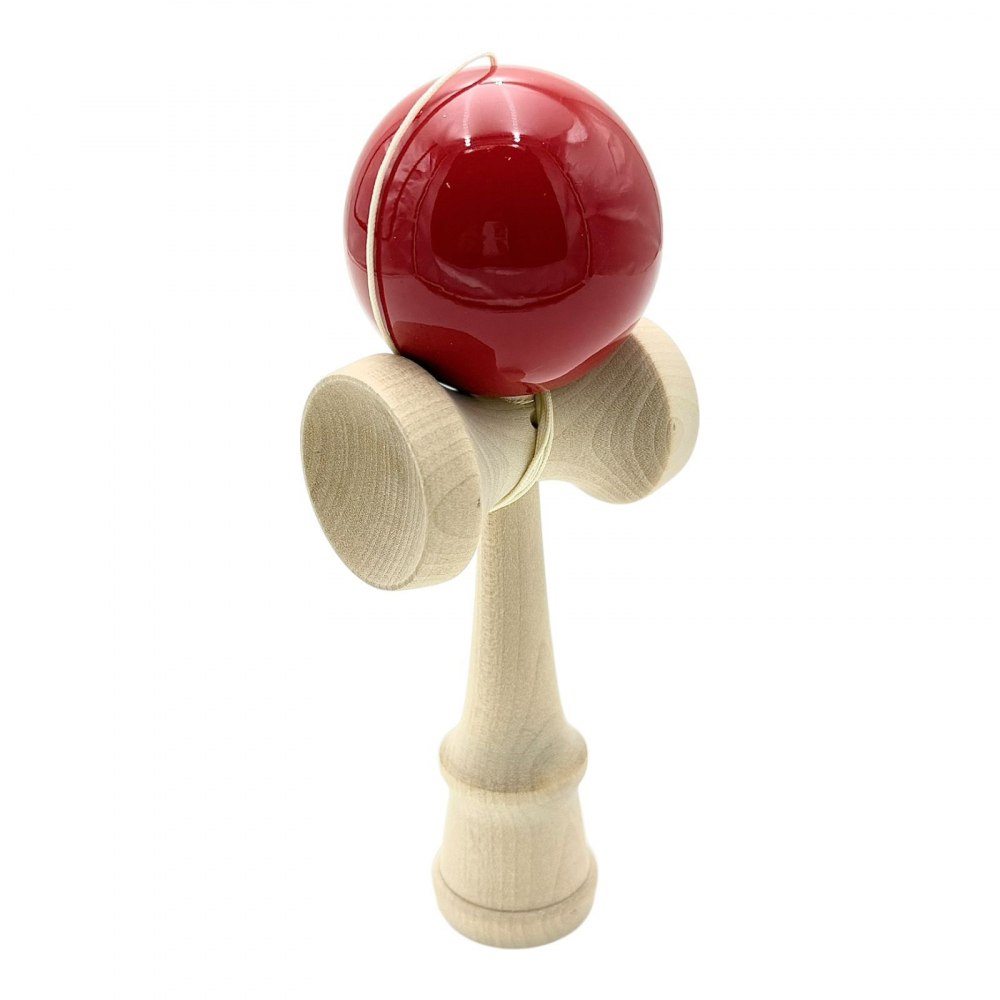 Kendama cu bila colorata soft grip / lucioasa, din lemn echilibrat PRO-SOFT-X [1]