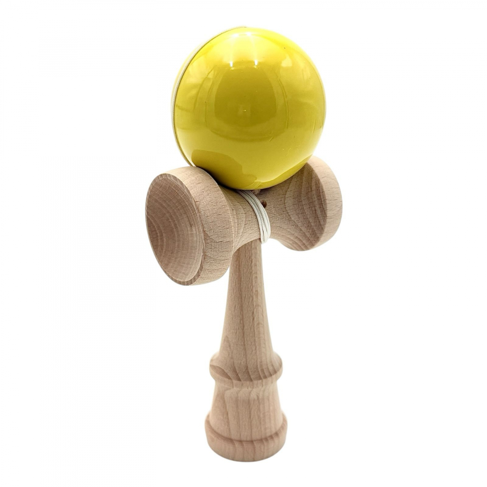 Kendama cu bila colorata soft grip / lucioasa, din lemn echilibrat PRO-SOFT-X [1]