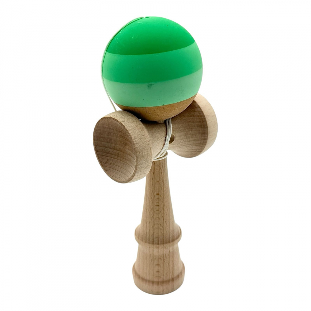 Kendama cu bila colorata soft grip / lucioasa, din lemn echilibrat PRO-SOFT-X [1]