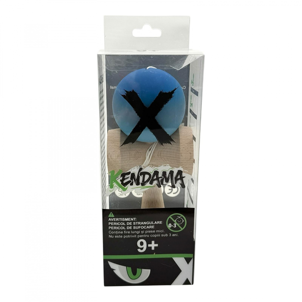 Kendama lemn premium cu gravura, bila soft grip, in cutie Xtreme [4]