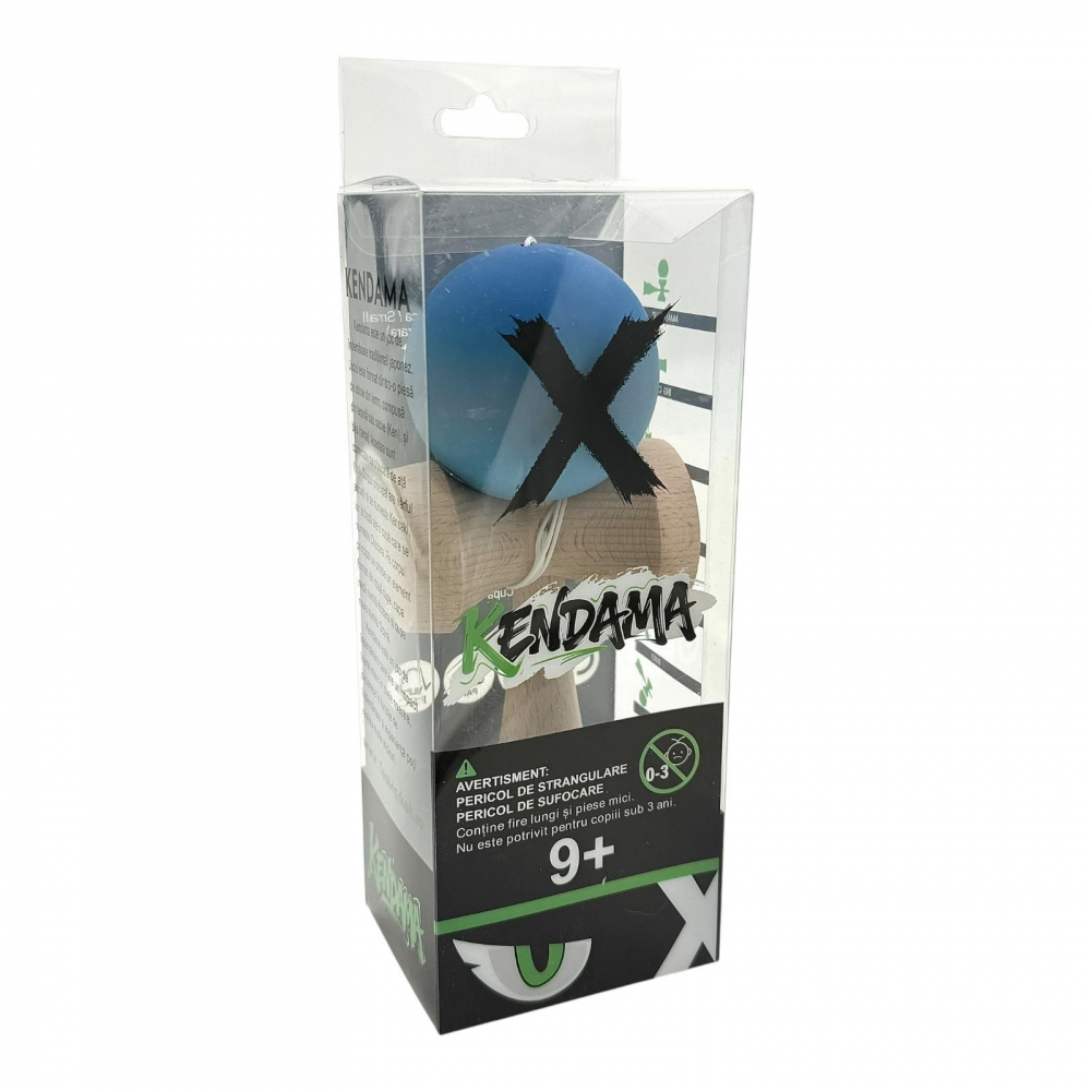 Kendama lemn premium cu gravura, bila soft grip, in cutie Xtreme [3]