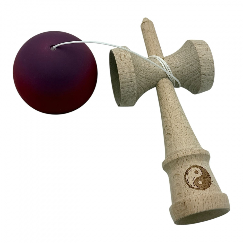 Kendama lemn premium cu gravura, bila soft grip, in cutie Xtreme [5]