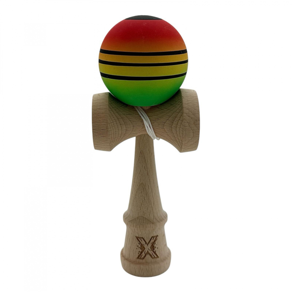Kendama lemn premium cu gravura, bila soft grip, in cutie Xtreme [2]