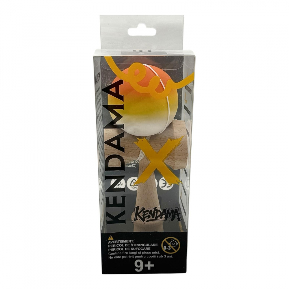 Kendama lemn premium cu gravura, bila soft grip, in cutie Xtreme [2]