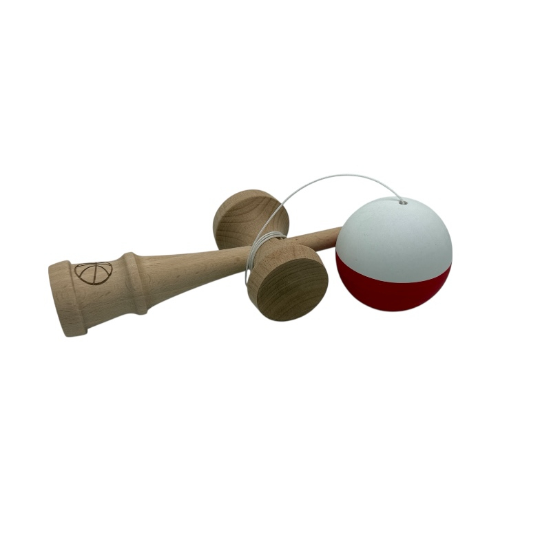 Kendama Original Super Sticky din lemn, ambalaj transparent, 18 cm [3]