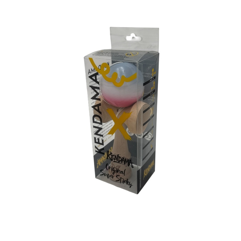 Kendama Original Super Sticky din lemn, ambalaj transparent, 18 cm [3]