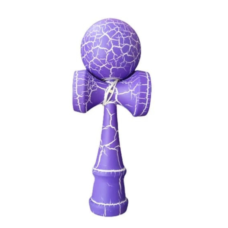 Kendama profesionala din lemn, 18 cm – design crapat, echilibru perfect pentru trick-uri – BAOBAO [1]