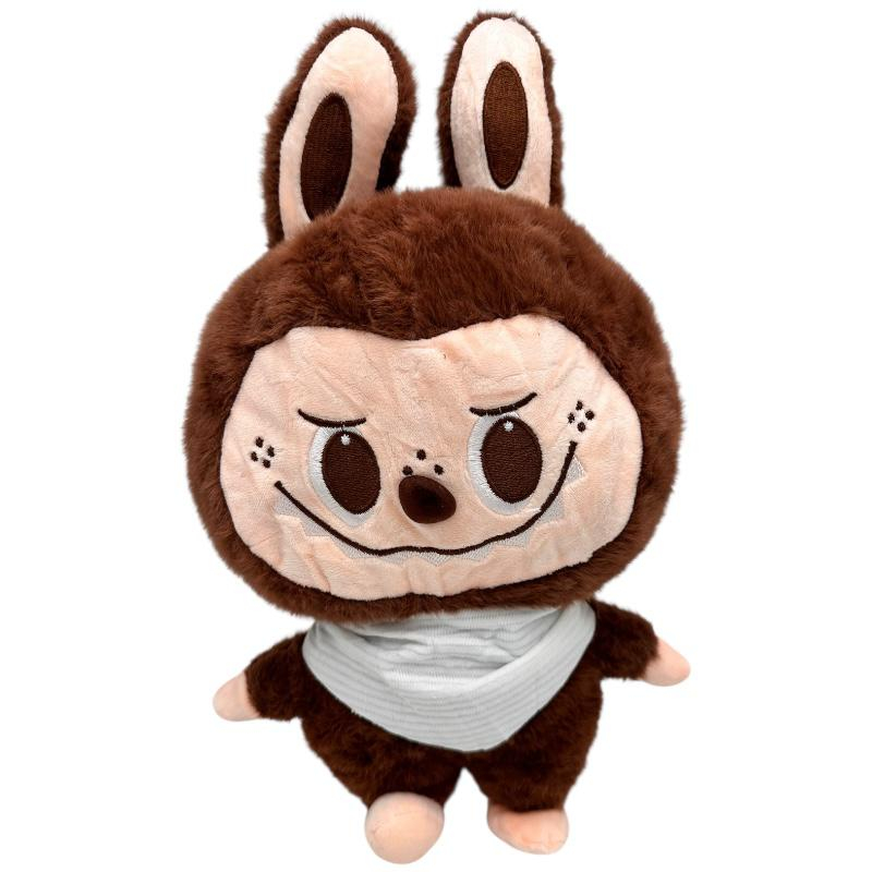 Labubu de plus mare cu urechi lungi si expresie amuzanta – jucarie moale pentru copii, 36 cm, BaoBao [2]