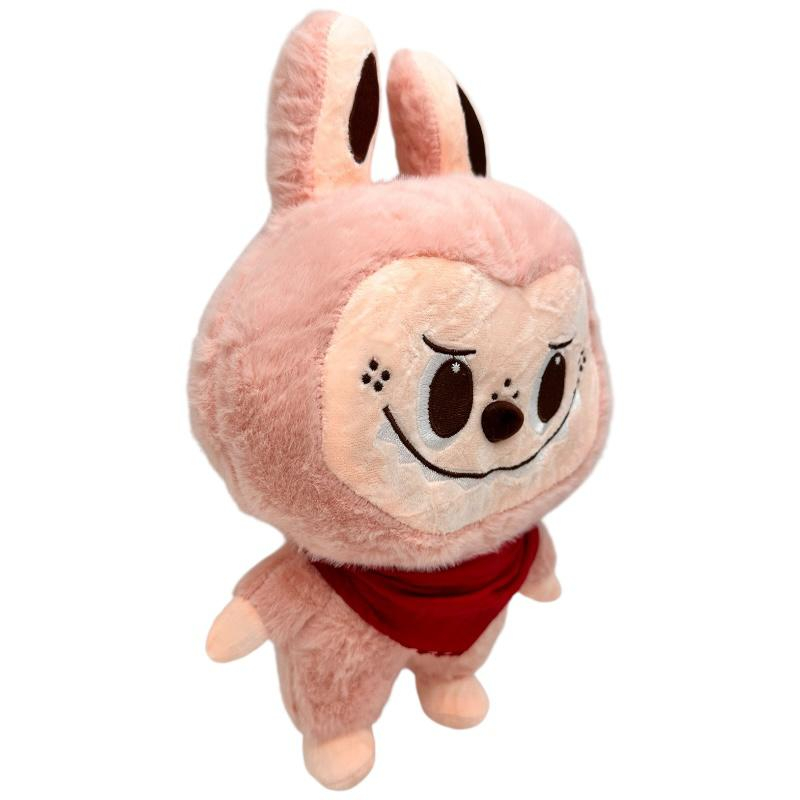 Labubu de plus mare cu urechi lungi si expresie amuzanta – jucarie moale pentru copii, 36 cm, BaoBao [3]