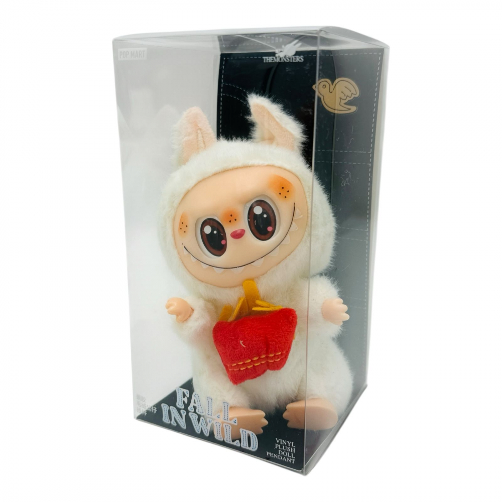 Labubu Alb Gurmand breloc plus 18cm Fall in Wild editie kawaii jucarie colectie BaoBao [2]