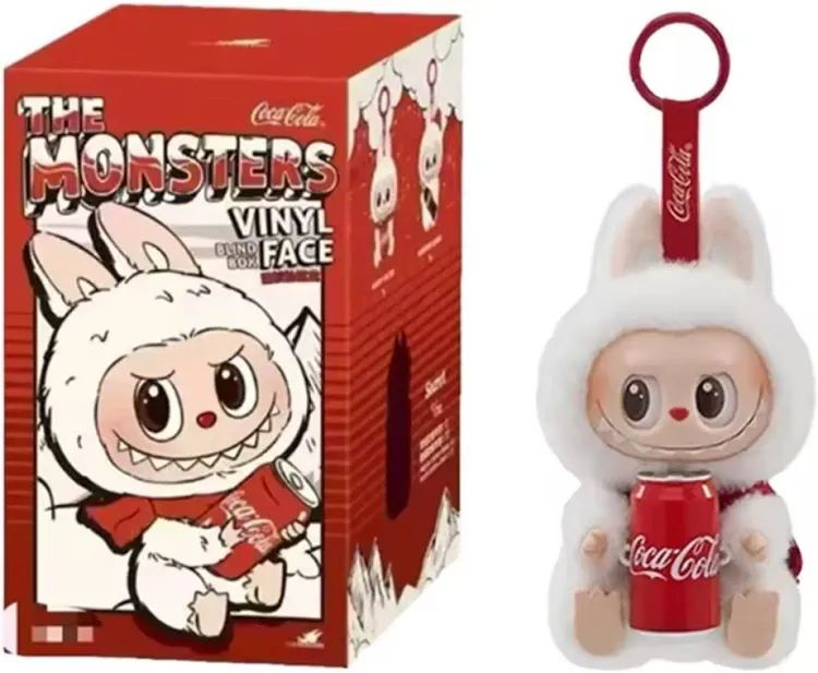 Labubu plus 18cm – Model Premium editie Limitata tip Blind box The Monters vinyl face, design de iarna super cute [2]