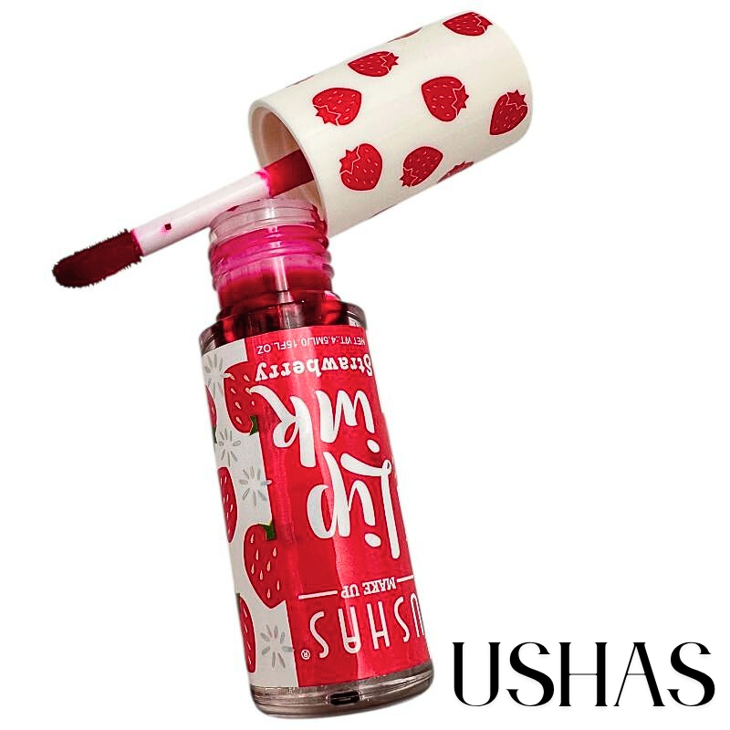 Lip Ink Ushas 01 Capsuni 4.5ml – Ruj lichid cu aroma de capsuni si finish mat, BaoBao [1]