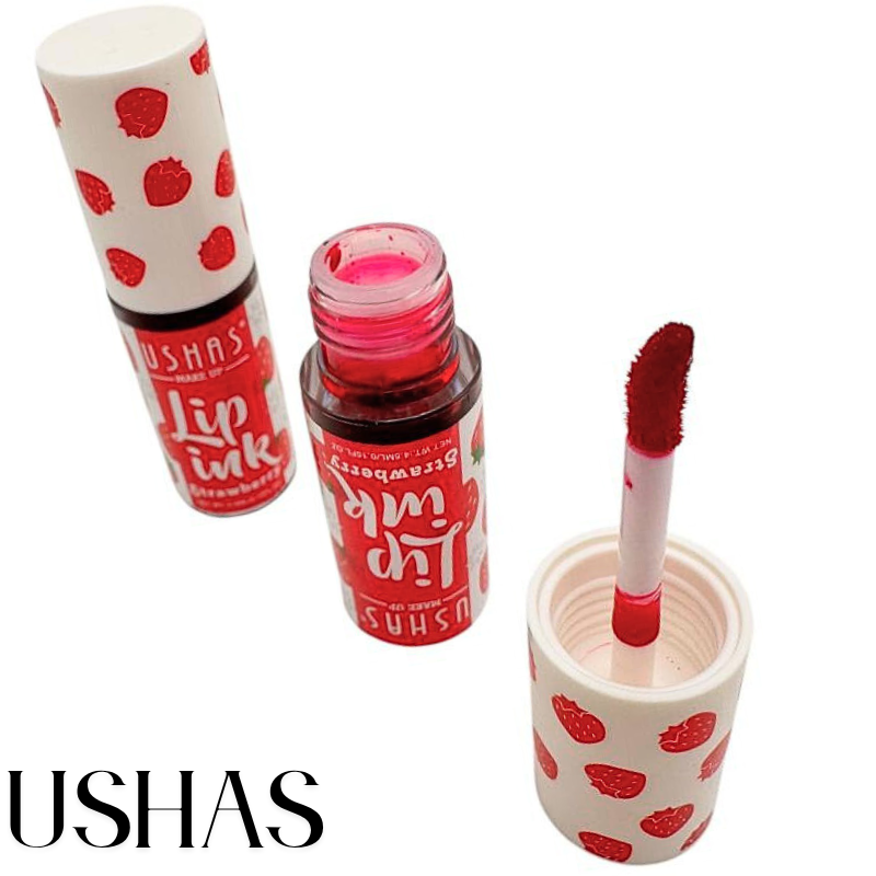 Lip Ink Ushas 01 Capsuni 4.5ml – Ruj lichid cu aroma de capsuni si finish mat, BaoBao [2]