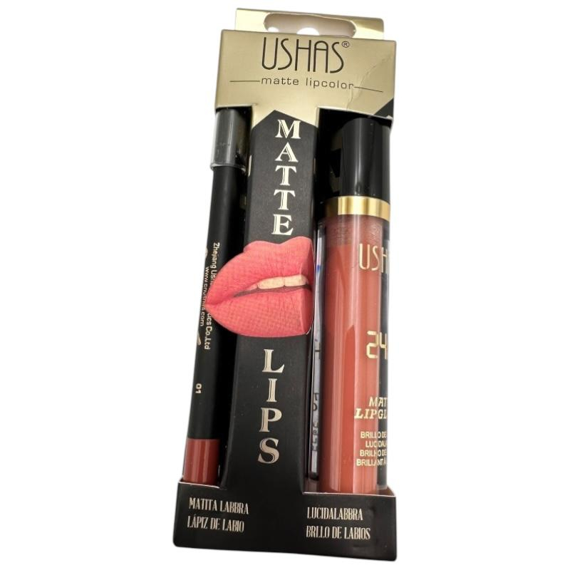 LipglossMatte 2in1 Ushas - Creion de Buze si Lipgloss Rezistent 24H BaoBao [2]