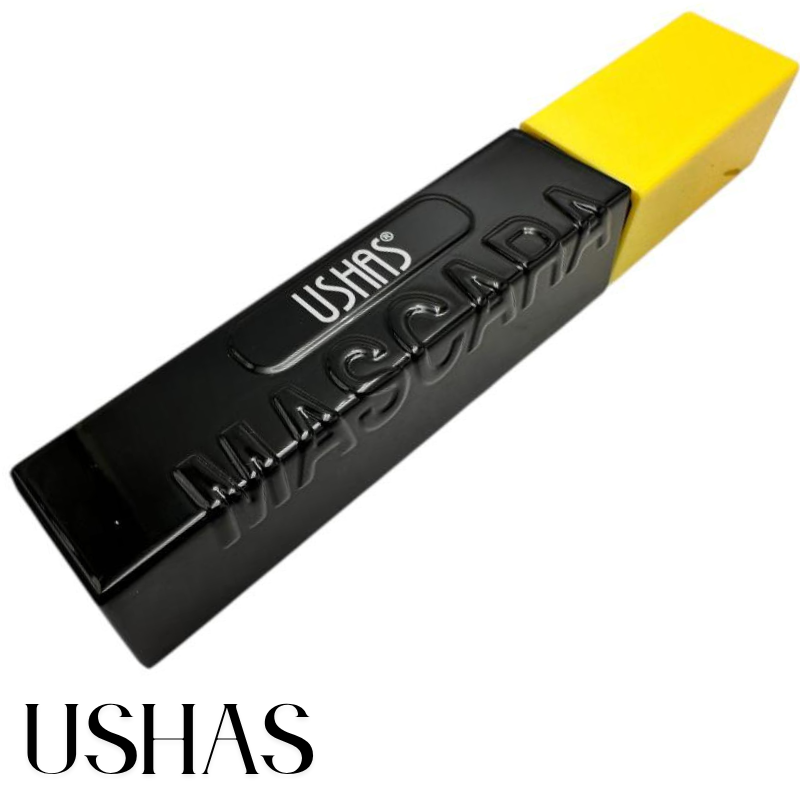 Mascara Ushas 01 negru intens cu capac colorat si efect de alungire – 12cm – BaoBao [2]