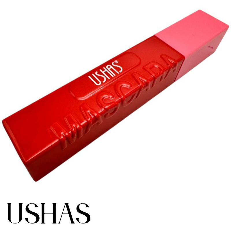 Mascara Ushas 06 negru intens cu tub colorat si efect de volum si alungire – 12cm – BaoBao [1]