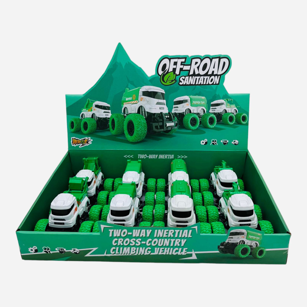 Masina de gunoi, roti uriase, Off Road, 13×10.5cm, +3ani,   [4]
