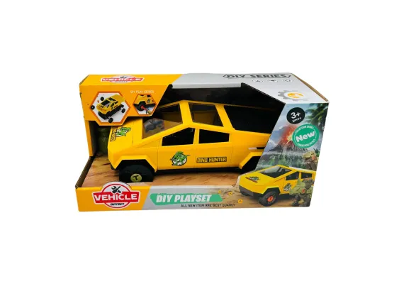 Masina sistem Do It Your selfcu surubelnita, decor Dino, 27×13×12cm, +3ani  [1]