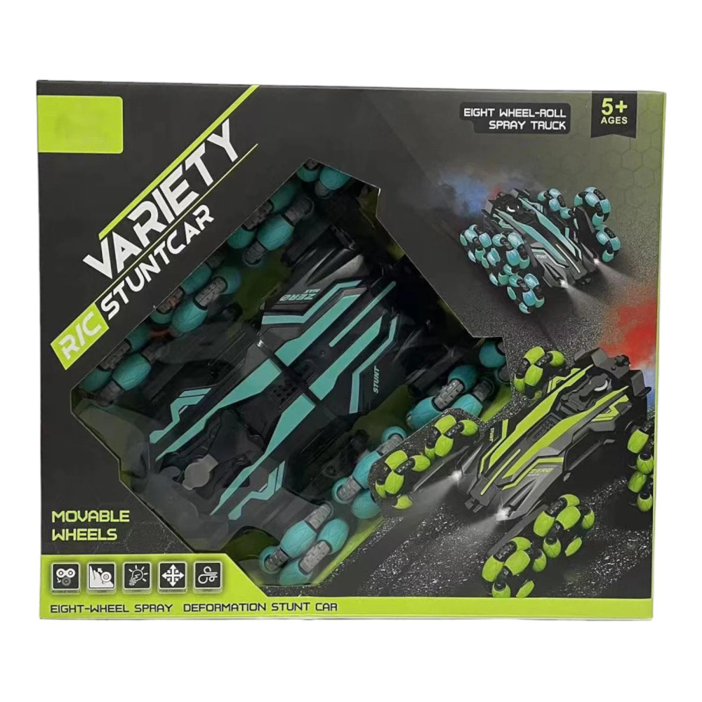 Masinuta cu radio-comanda Variety Stunt Car, multiple functii, 30×16×7cm, +3ani  [6]
