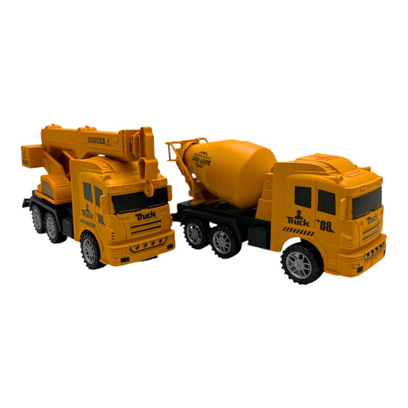 Masinute jucarie santier – set colorat din plastic, vehicule de jucarie, Calitate Superioara,  [4]