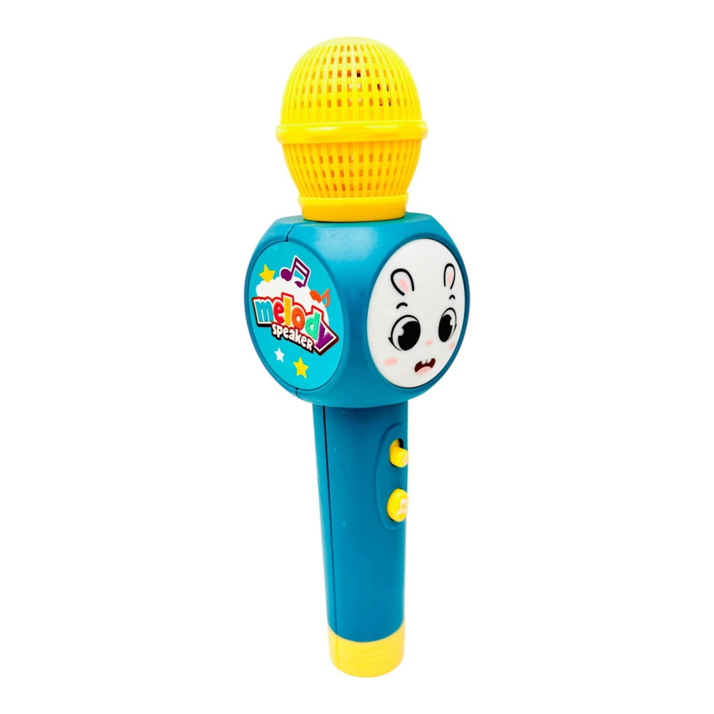 Microfon de jucarie, functie speaker, melodii diverse si lumini, 22.5×6.5×5.5cm, +3ani,   [4]