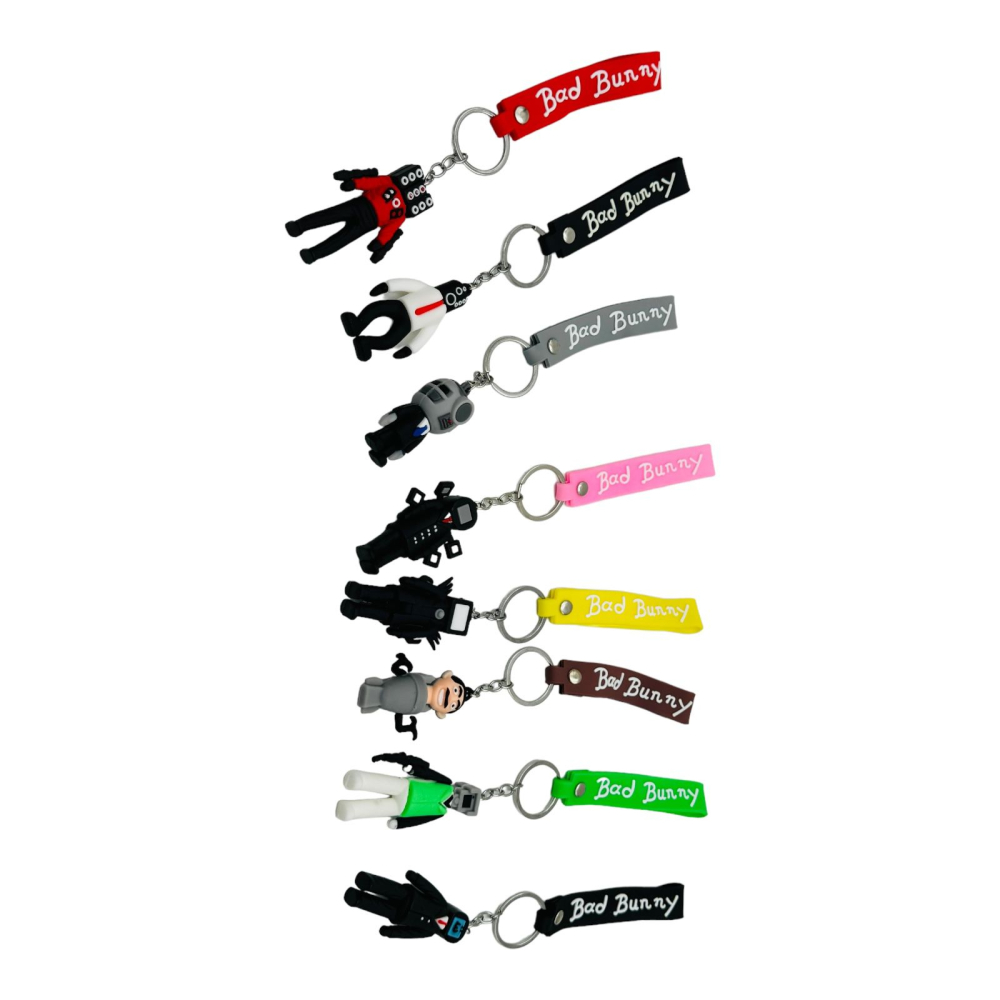 Pachet Avantajos – 60 Brelocuri Figurină Multicolore, Accesorii pentru Geantă/Chei, Modele Diverse,  [8]