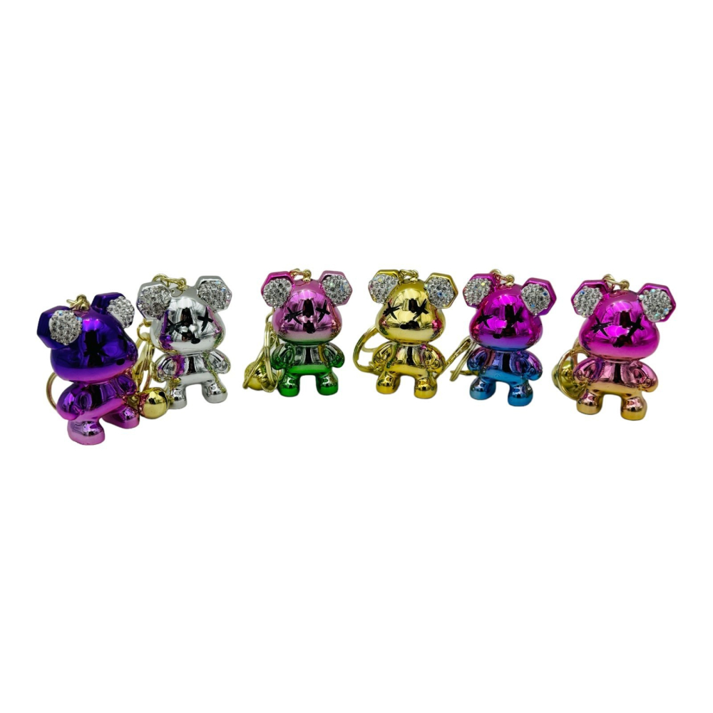 Pachet Avantajos – 60 Brelocuri Figurină Multicolore, Accesorii pentru Geantă/Chei, Modele Diverse,  [3]
