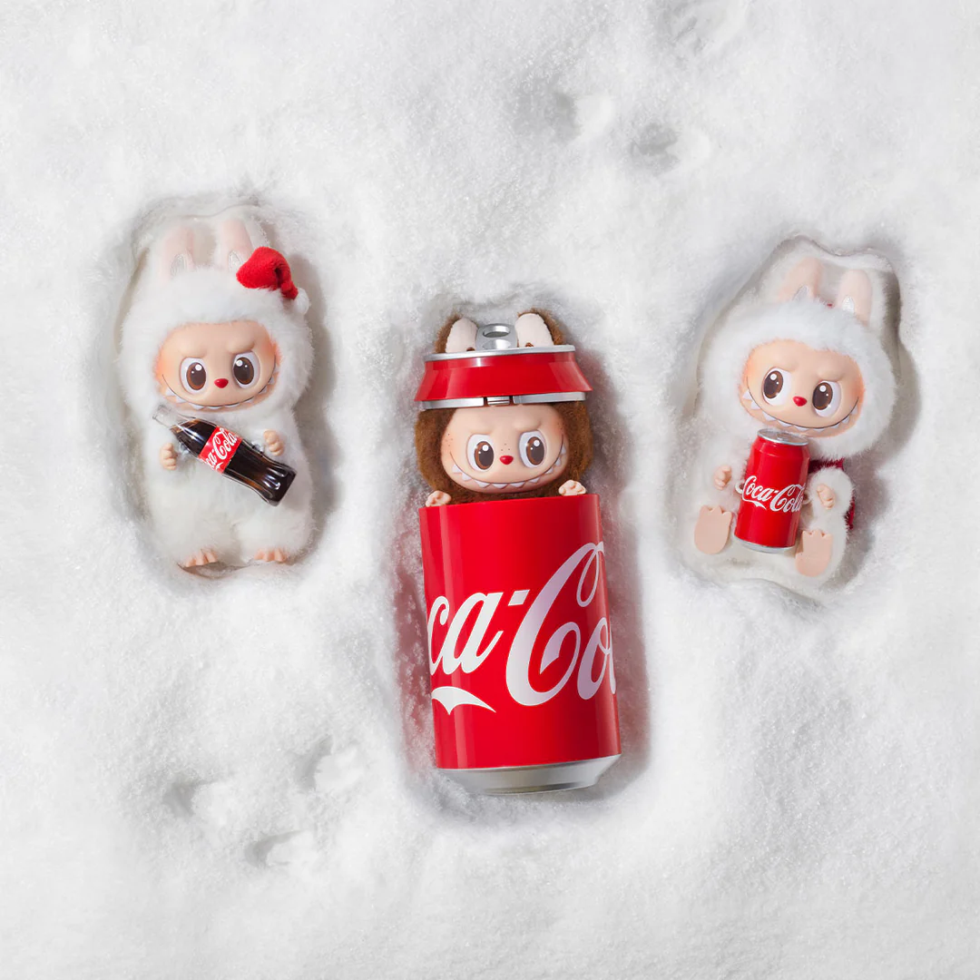 Pachet Cana Cadou + Jucarie Plus Labubu Coca-Cola 18cm – Monstrulet Vesel Colectie [4]