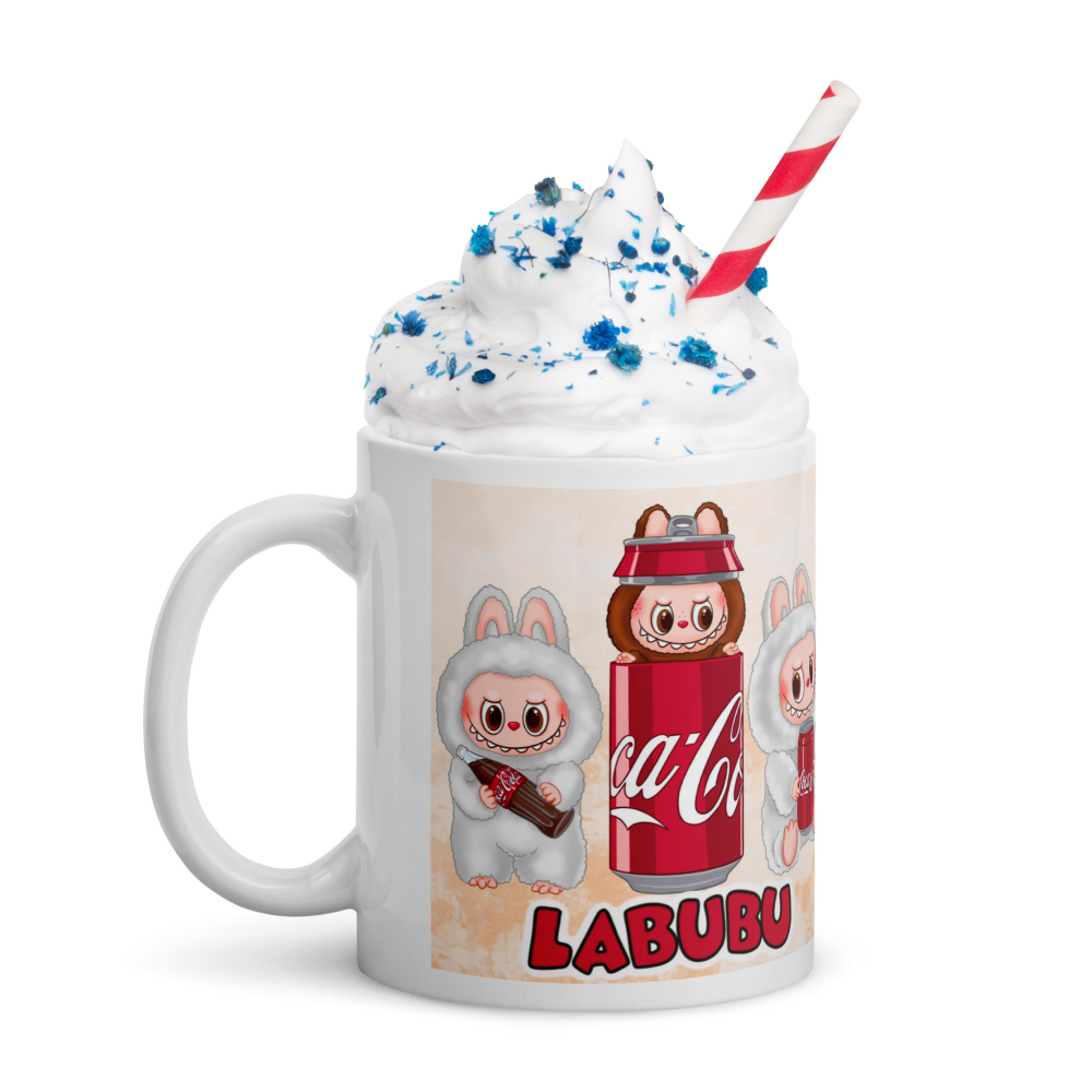 Pachet Cana Cadou + Jucarie Plus Labubu Coca-Cola 18cm – Monstrulet Vesel Colectie [7]