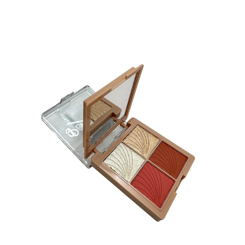 Paleta 9 culori  Romantic Color B3, pudra si contouring – machiaj complet pentru un ten sculptat si luminos, BAOBAO [4]