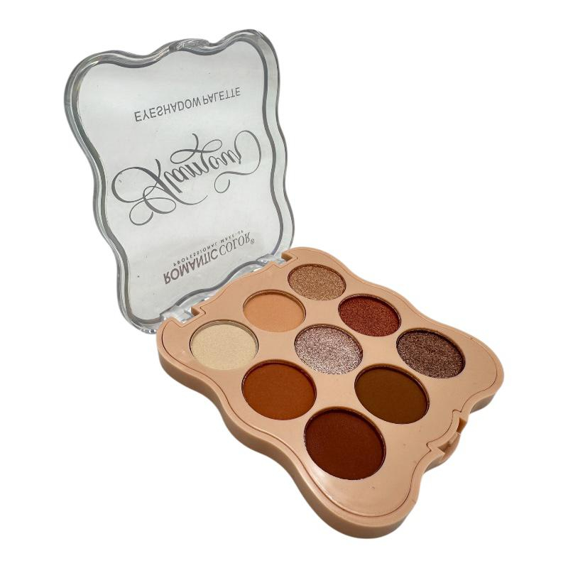 Paleta farduri ochi Romantic Color, B2 9 culori – culori vibrante pentru look-uri romantice, BAOBAO [3]