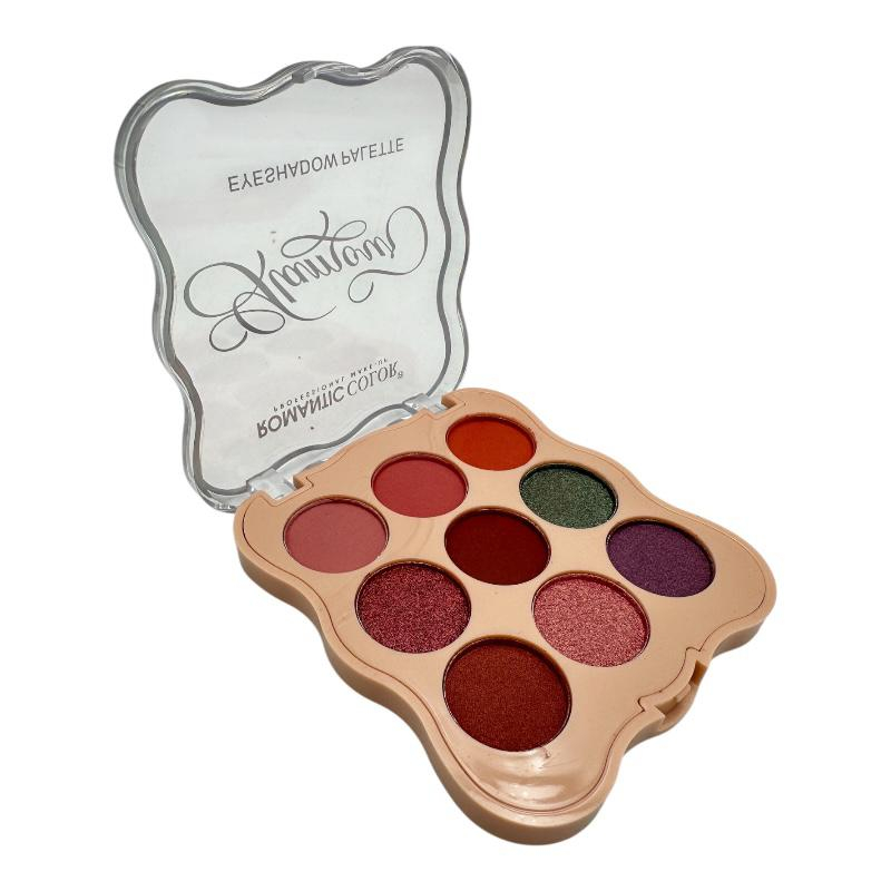 Paleta farduri ochi Romantic Color A2 – 9 culori, 10g&7.5cm, BaoBao [1]